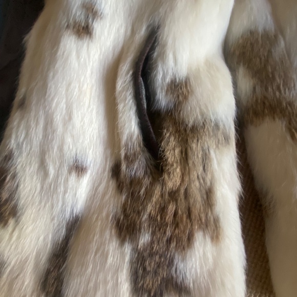 Genuine rabbit fur coat - women’s S/XS (estimated) - vintage - Picture 3 of 9